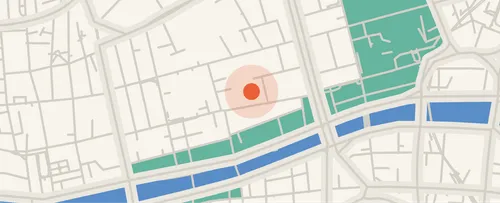 Location of the Organization on a map